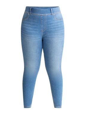 Terra & Sky Plus Size Pull On Skinny High Rise Jeggings Size 3X (24w-26w)